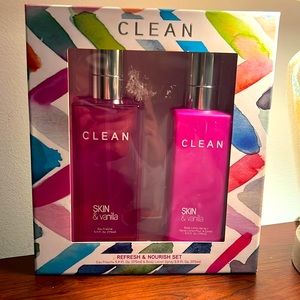 Clean Skin& Vanilla fragrance and body lotion gift set